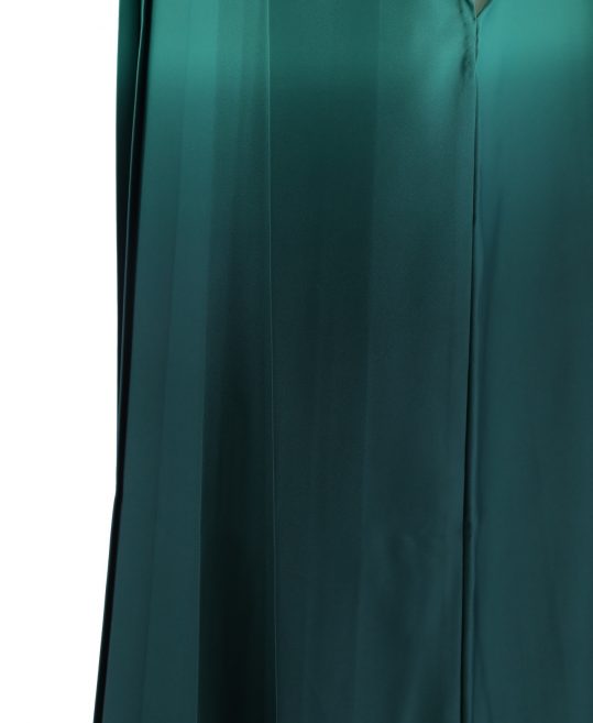 卒業式袴単品レンタル[無地]明るい緑×濃い緑ぼかし[身長143-147cm]No.275